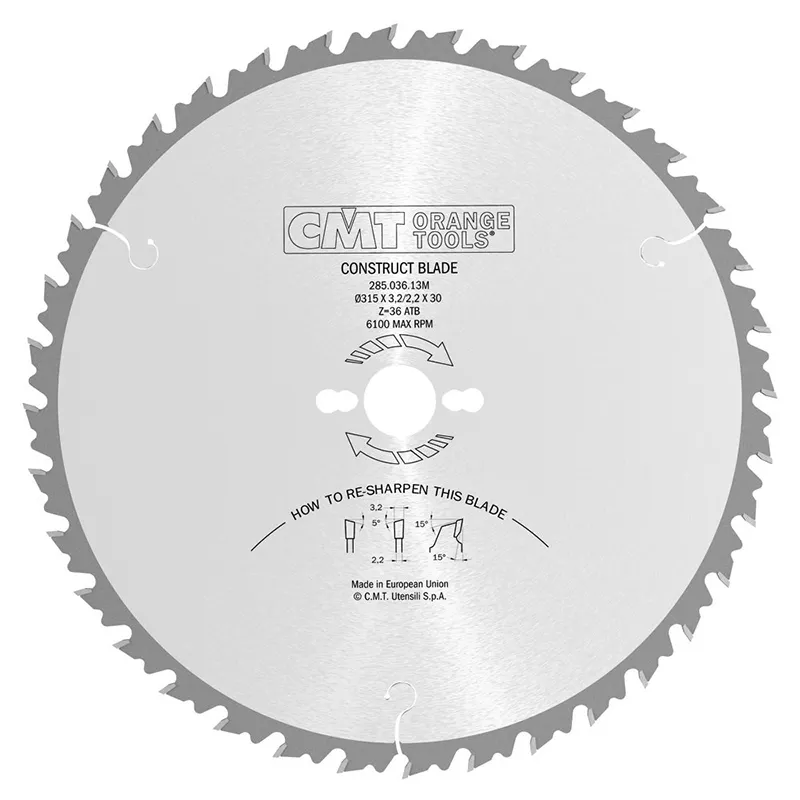 Диск пильный 300x30x3,2/2,2 20° 10° ATB Z=24 CMT 293.024.12M