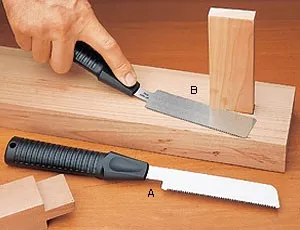 Пила Veritas Flush-Cutting Saw, супергибкая двустороняя, для срезания пробок