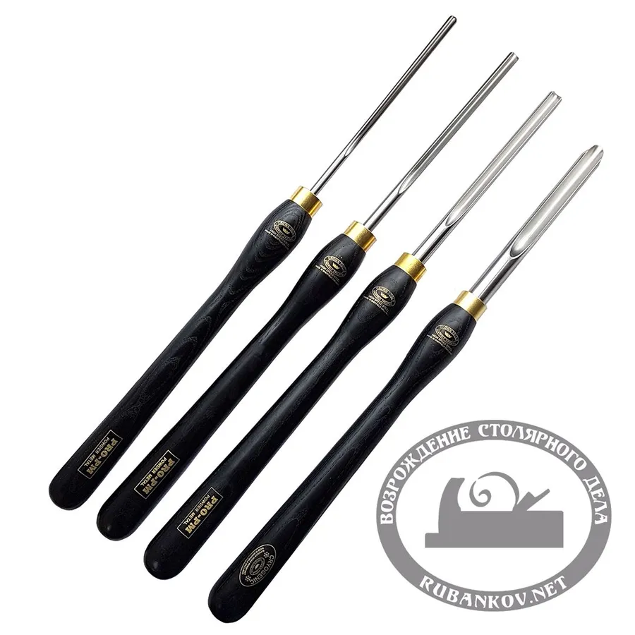 Резцы токарные Crown HSS, Bowl Gouge, PM, рукоять 406мм