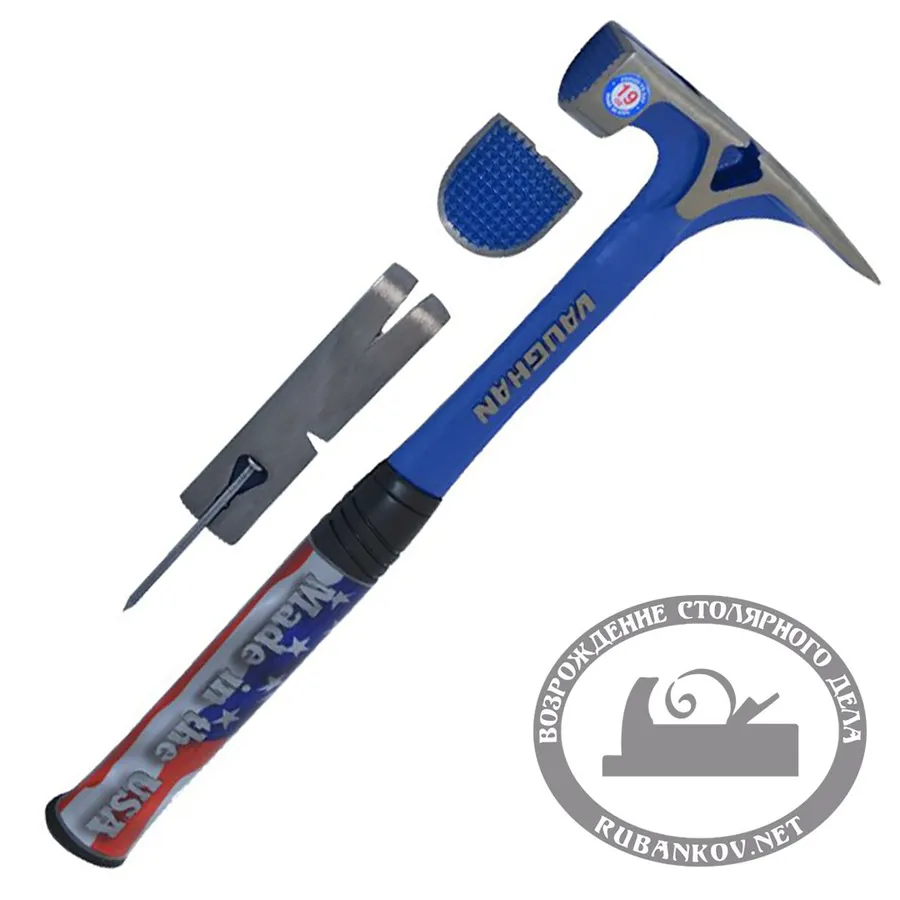 Молоток Vaughan плотницкий V5, 540гр (19oz), 395мм, резиновая рукоять