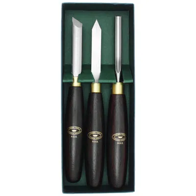 Резцы токарные Crown HSS Pen Turning Set, 220/78мм, 3 шт