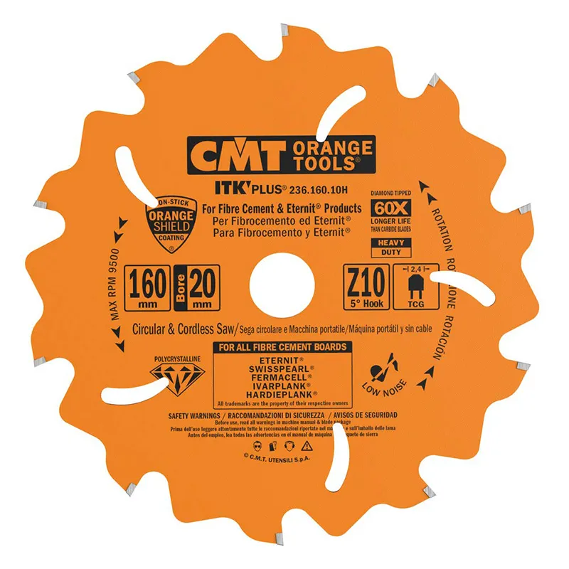 Диск пильный 165X20X2,4/1,8 12° TCG Z=4 (DIA) CMT 236.165.10H