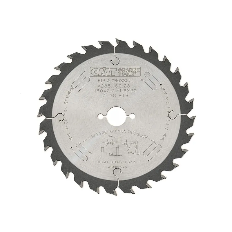 Диск пильный 160X2.2X20 Z28 ATB CMT 285.160.28H