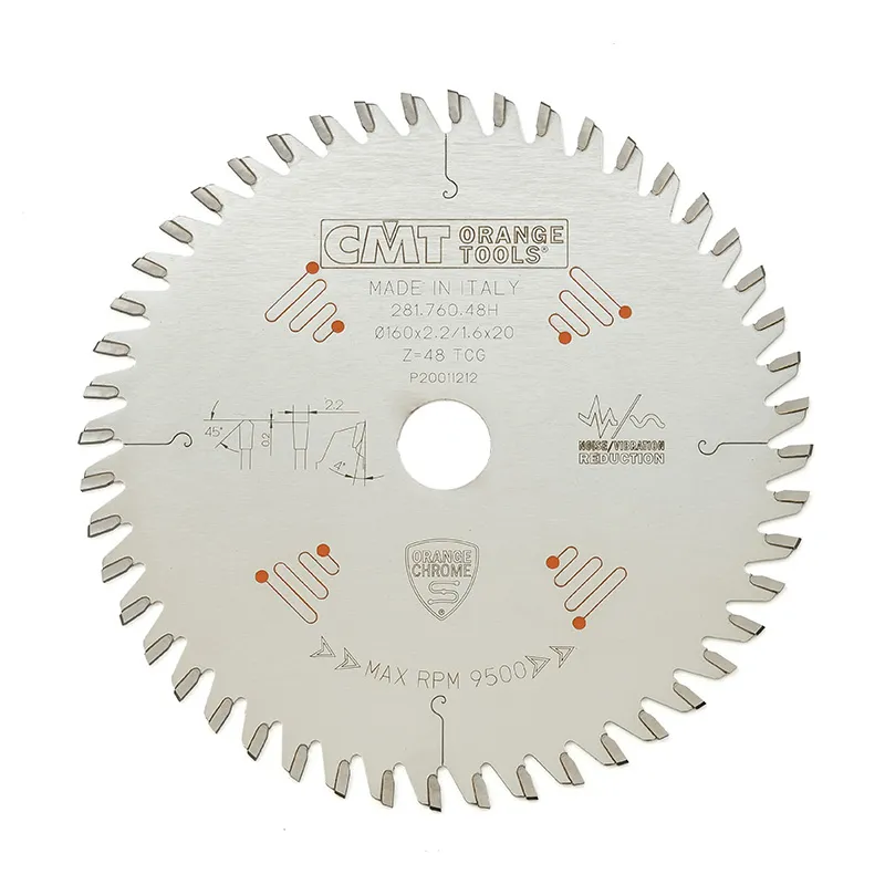 Диск пильный 160x20x2,2/1,6 TCG 4° Z=48 CMT 281.760.48H
