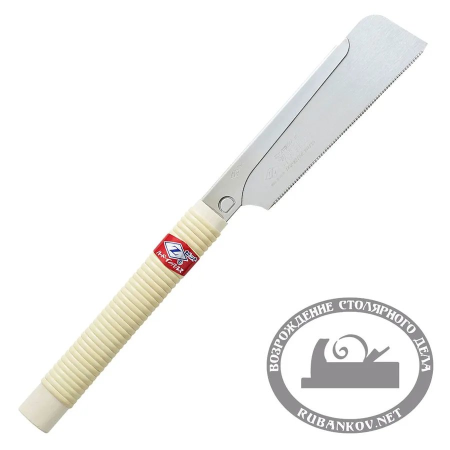 Пила обушковая Z-Saw Dozuki Fine, 150мм, 25tpi, 0.3мм, деревянная рукоять
