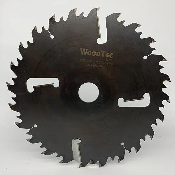 Пила дисковая Ø400 х 50 х 4,2/2,8 Z = (24 + 24) + 4 WoodTec