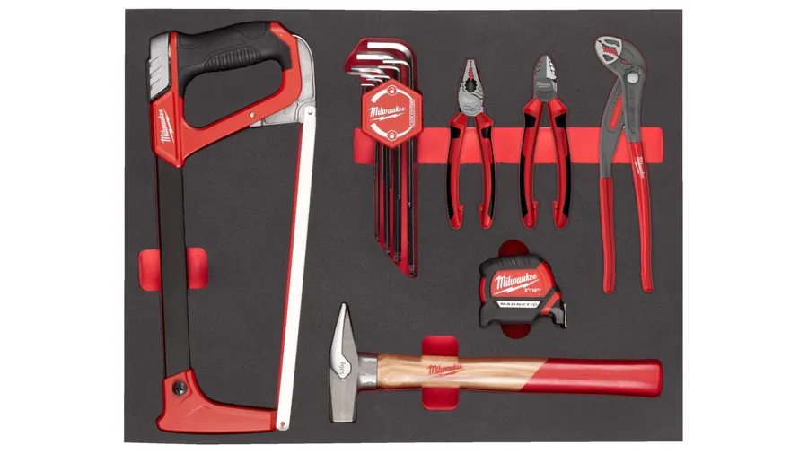 Набор инструментов общеслесарный Milwaukee GENERAL TOOLING FOAM SET - 15 PC