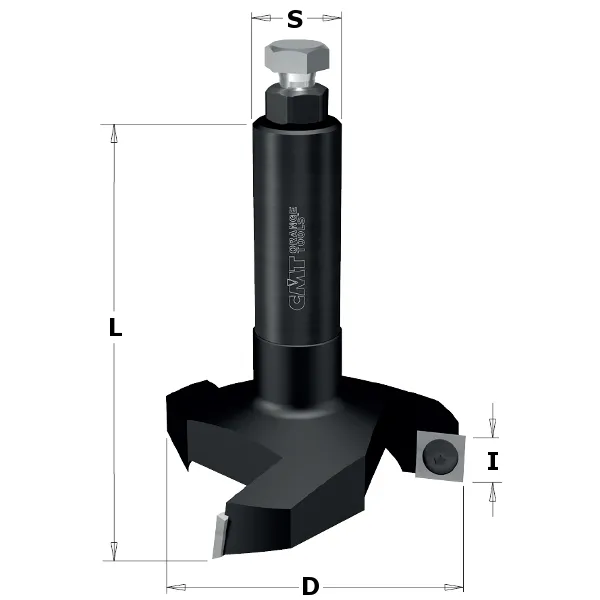 Фреза фуговальная со сменными ножами HM Z3 D=38x12x60 RH S=12 RH CMT 663.005.11