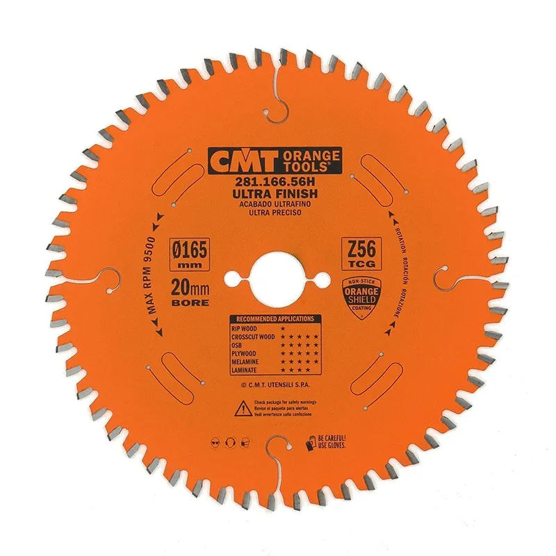 Диск пильный 165х2,2/1,6х20 Z=56 CMT 281.166.56H