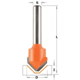 Фреза концевая CMT V-образная D=18,0 I=7,5 S=8,0 L=60,0 915.001.11