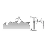 Диск пильный 600x30x4,2/3,2 15° 5° ATB Z=40 CMT 286.040.24M