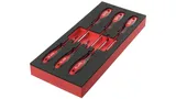Ложемент Milwaukee с отвертками TORX набор 6ед. (T10/T15x75, T20/T25x100, T30/T40x125)