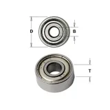 Подшипники D=62/35x14 для фрез 694.019.35