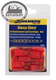Грифели для карандаша Swanson Always Sharp, красные