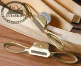 Стружок Lie-Nielsen Small Bronze Spokeshave Presto, бронзовый, с полукруглой колодкой