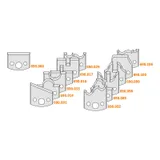 Комплект фрезы насадной F=30 D=100 (алюм.) 13 ножей SP (кейс) CMT 692.013.02