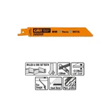 Пилки сабельные 25 штук для металла (BIM) 150x1,8-2,6x10-14TPI CMT JS925VF-5