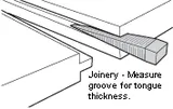 Шаблон конусный, Veritas Tapered Gauge, для измерения ширины зазоров и шпунтов