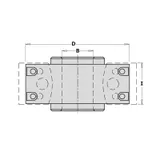 Фреза насадная F=50 D=120 (сталь) смен.ножи SP +огранич. (кейс) CMT 693.121.50