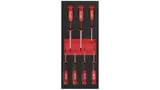 Ложемент Milwaukee с отвертками TORX набор 7ед. (T7/T8 x65, T9/T10/T15x75, T20/T25x100)