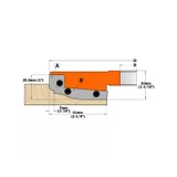Комплект 2 ножей HM 19,8x11,9x1,5 (A1) для 694.013 CMT 695.013.A1