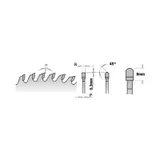 Диск пильный 300x30x3,2/2,2 5° TCG Z=96 CMT 281.696.12M