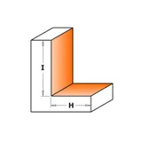 Фреза концевая CMT четвертная с набором подшипников S=12 мм 935.850.11