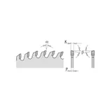 Диск пильный 216x2.4/1.6x30 Z24 ATB -5NEG (min. 10 шт) CMT K21624M-X10