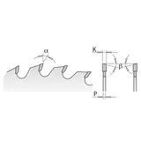 Диск пильный 350x30x3,5/2,5 15° 10° ATB Z=54 CMT 285.054.14M