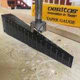 Шаблон конусный, Veritas Tapered Gauge, для измерения ширины зазоров и шпунтов