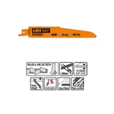 Пилки сабельные 5 штук для металла (BIM) 150x2,9x9TPI CMT JS920CF-5