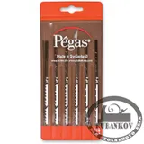 Пилки лобзиковые Pegas по дереву, 6 типов по 3 штуки