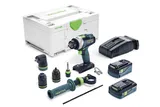 Аккумуляторная ударная дрель-шуруповёрт QUADRIVE TPC 18/4 5,2/4,0 I-Set/XL-SCA
