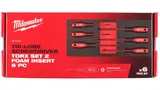 Ложемент Milwaukee с отвертками TORX набор 6ед. (T10/T15x75, T20/T25x100, T30/T40x125)