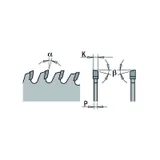 Диск пазовый 150X30X3,0/2,2 5° FLAT Z=36 CMT 240.150.030M