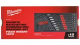 Ложемент Milwaukee с комбинированными ключами с трещоткой MAX BITE™ - 15 ед. (1 шт)