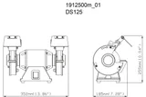 DS 125 (619125000) Шлифовальная машина с двумя кругами