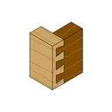 Соединение ласточкин хвост глухое