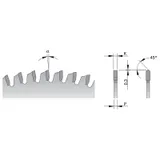 190X2.6/2.2X20 Z=30 HWG 5°POS пила (цветные металлы, пластики) CMT 284.190.30M
