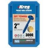 Саморезы Kreg Jig Blue-Kote 4,0 х 50,8 Maxi-Lock (3000 шт.)