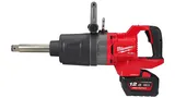 Аккумуляторный высокомоментный ударный гайковёрт Milwaukee 1'' с D-образной рукояткой M18 FUEL ONEFHIWF1D-121C