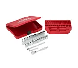Набор метрических головок с трещоткой 1/4" (28 пр.) 4932464943